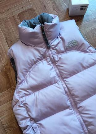 Жилетка пухова the north face 700 pink