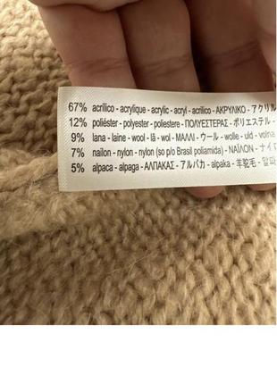 Стильний теплий светр zara 5