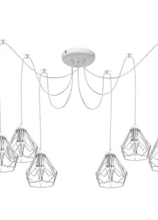 Люстра паук на 6 ламп milan nl 538-6 w msk electric