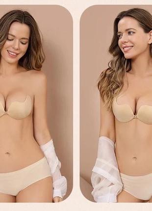 Бюстгальтер-невидимка invisible bra размер , силиконовый бюстгальтер невидимка, лифчик без бретелей