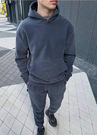 Двусторонний флис, мужской костюм