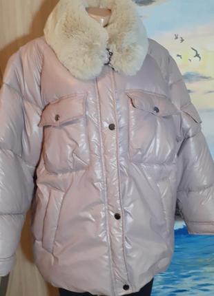 Стильная зимняя курточка.1 фото