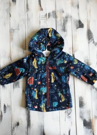 Ветровка на флисовой подкладке с динозаврами на 6-9 міс от george