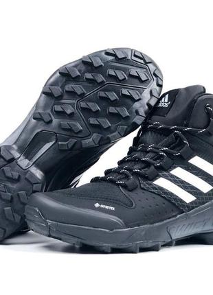 Высокие зимние мужские кроссовки с мехом в стиле adidas terrex 🆕 зимние ботинки7 фото
