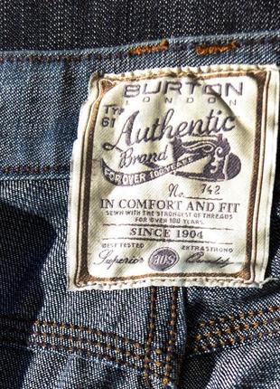Брендові һомерһые джинси 👖 прямого крою burton5 фото