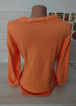 Женская кофта на пуговицах хлопок р.44/46 джемпер пуловер кардиган3 фото