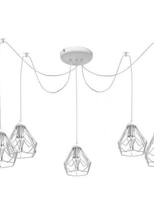 Люстра павук на 5 ламп milan nl 538-5 w msk electric