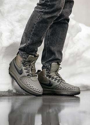 Nike lunar force 1 duckboot хутро