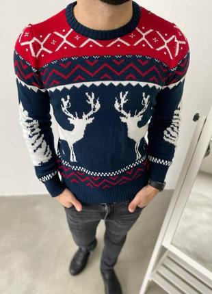 Чоловічі новорічні светри2 фото