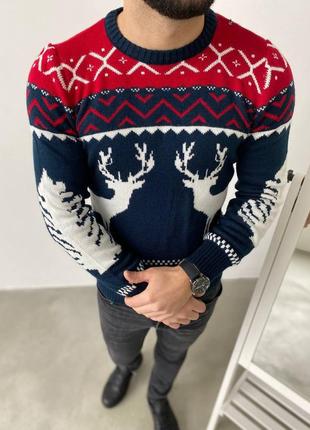 Чоловічі новорічні светри7 фото