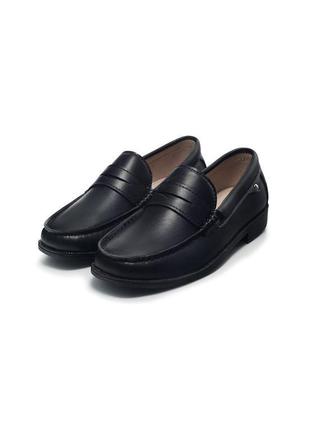 Туфли для мальчиков oxford, черные, размер 28 (88661)