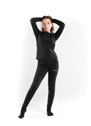 Термобілизна columbia з3014 фліс комплект штани та кофта чорний -20 °C4 фото