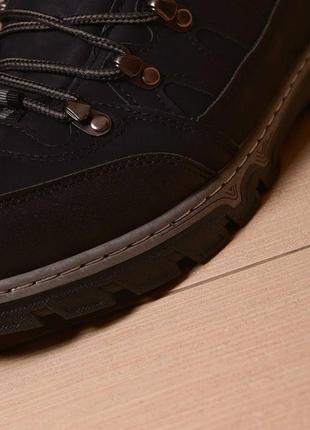 Ботинки мужские черные, зима2 фото