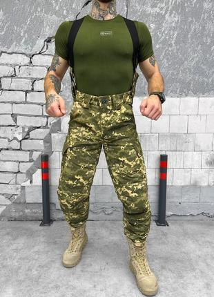 Зимові тактичні штани logos tactical піксель