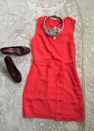 Ошатне брендові сукні oasis 36 розмір s-m, колір-гренадін тренд 2018