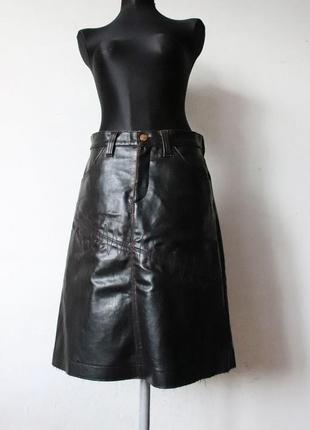 Юбка  эко кожа италия indian rose
