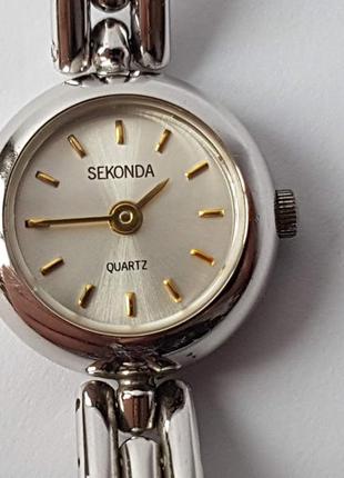 Жіночий годинник sekonda, з браслетом, кварц, під срібло.7 фото