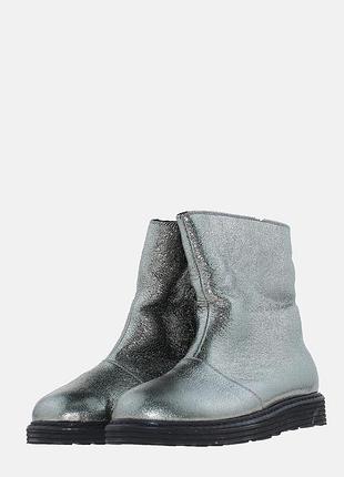 Кожаные утепленные сапоги италия