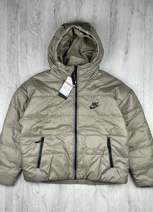 Куртка женская пуховик nike sportswear therma-fit repel jacket