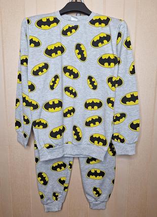 Пижама,пижамка домашняя одежда, комплект для мальчика подростка ,теплая на флисе, с начосом 146-170см .одежда для дома мальчуковая 10-15лет