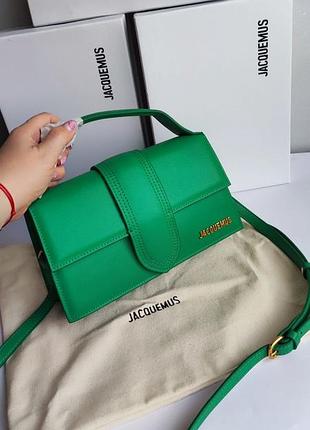 Сумка в стиле jacquemus кожа люкс