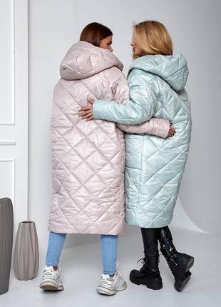 Пальто зима водовідштовхувальна тканина пальто зимнее с глубокими карманами водоотталкивающая ткань5 фото