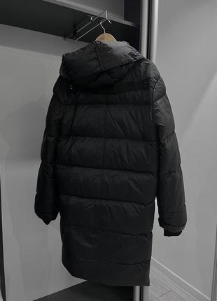 Довгий пуховик rick owens hooded long coat2 фото