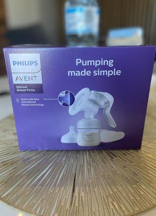 Новий philips avent manual молоковідсмоктувач