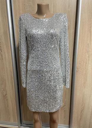 Шикарное платье пайетки