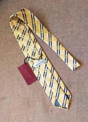 Італійський краватка lorenzo guerni з натурального шовку.4 фото
