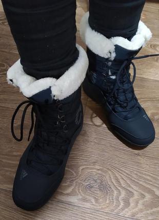 🤩👍качество!высокие зимние кроссовки, ботинки,дутики от бренда "adidas"3 фото