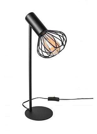 Настольная лампа лофт msk electric lotus nl 14153 bk+bn