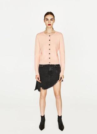 Zara кардиган персик