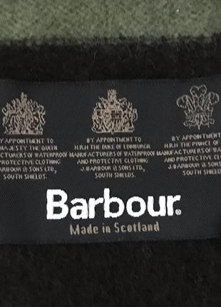 Шарф шерстяной barbour2 фото