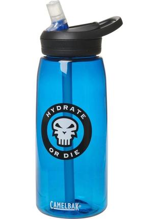 Спортивна фляга camelbak eddy+ 1l (hydrate or die / oxford hod)