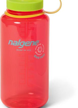 Пляшка для води nalgene wide mouth 950ml (pink)