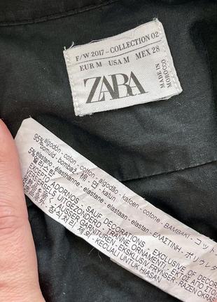 Zara платье с рубашка с открытой спиной пышное6 фото