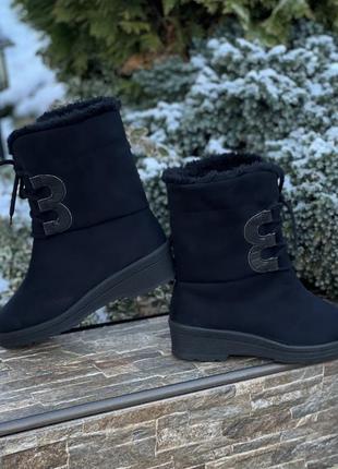 Rohde німеччина зручні теплі чоботи дутіки снігоходи жіночі 38р.