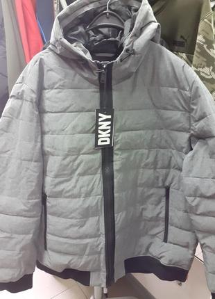 Dkny куртка - бомбер, демисезонная куртка, зимняя, оригинал, большой размер2 фото