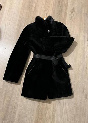 Шуба мутон шиншила