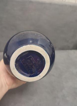 Великий кувшин золоті квіти кобальт радянська ссср фарфоровий керамічний графін глечик