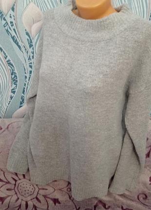 Теплый женский свитер большого размера2 фото