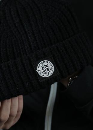 Чоловіча шапка stone island4 фото