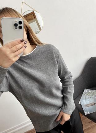 Zara сірий лонг