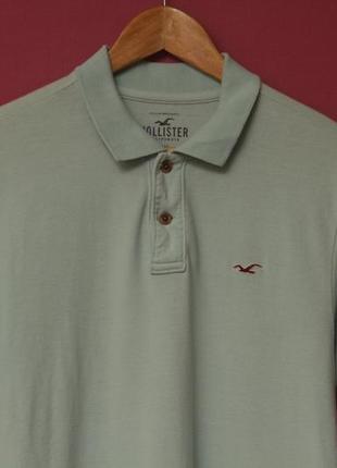 Hollister рр l (xl бирка) поло из хлопка пике3 фото