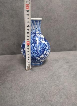 Советская фарфоровая ваза для цвета ссср лфз гжель6 фото