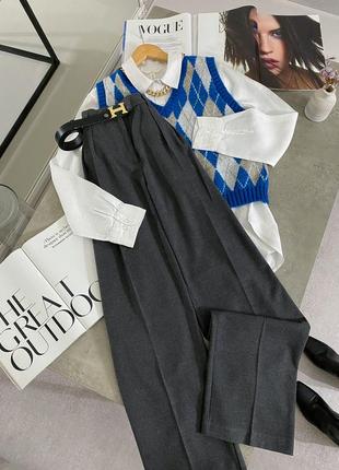 Класичні брюки h&m брюки із защіпками із защіпами