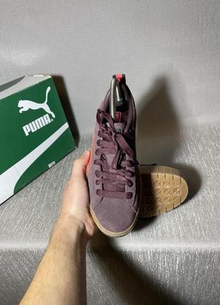 Замшевые оригинальные кроссовки puma5 фото