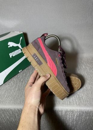 Замшевые оригинальные кроссовки puma7 фото