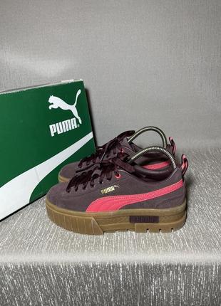 Замшевые оригинальные кроссовки puma